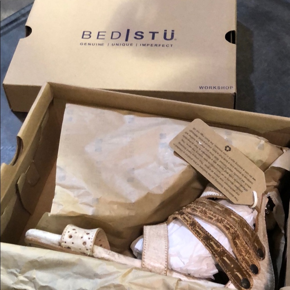 NEW Bed Stu Artemis Dress Sandal Nectar Tan Lux - Picture 6 of 6